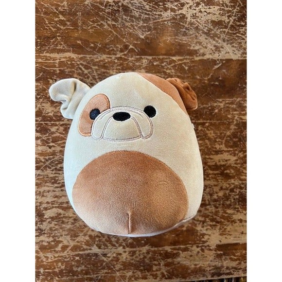 Squishmallows Toys 7 Griz Bulldog Squishmallow Plush Beige Brown Soft Toy No Hang Tag Poshmark